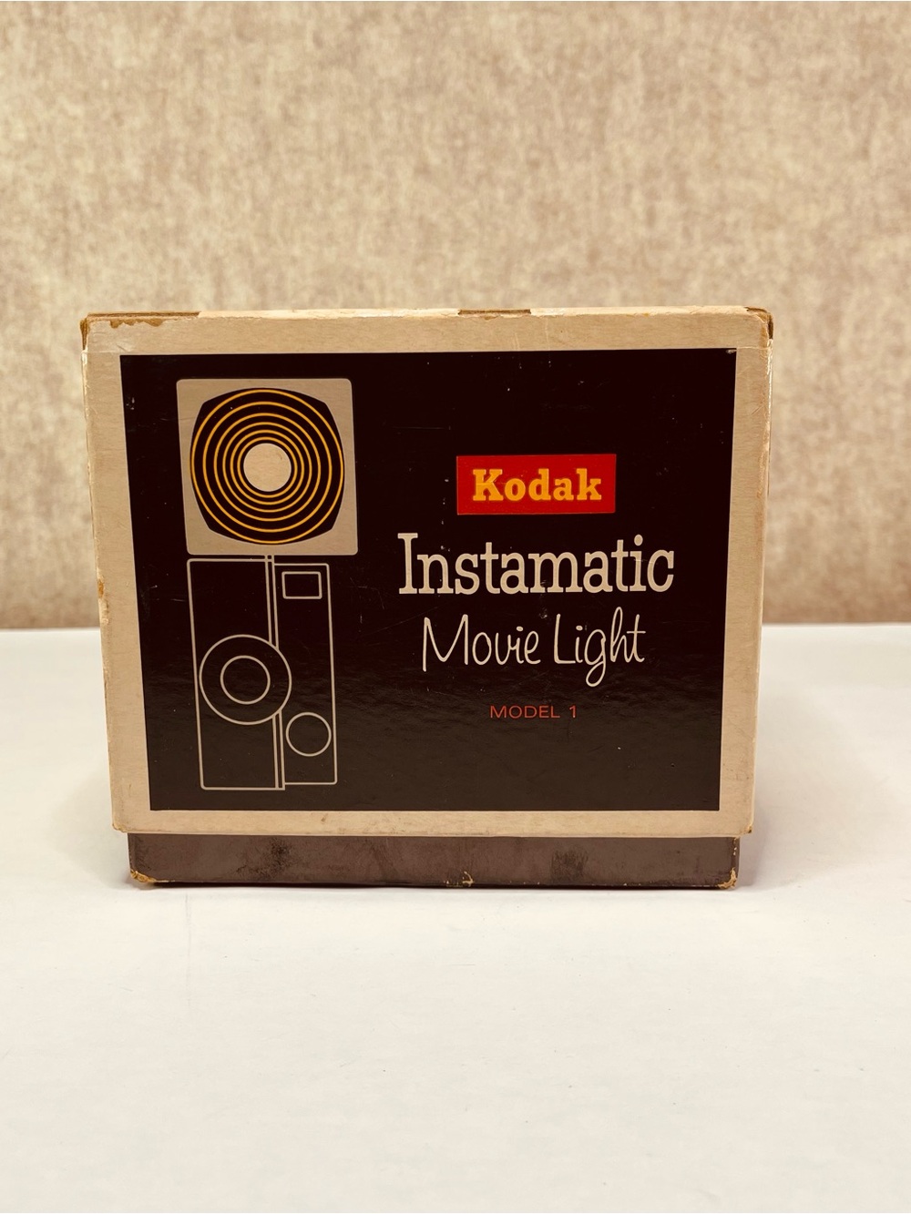 VTG 60s Kodak Instamatic Model 1 Movie Light Original Box NOT Tested Needs Bulb
